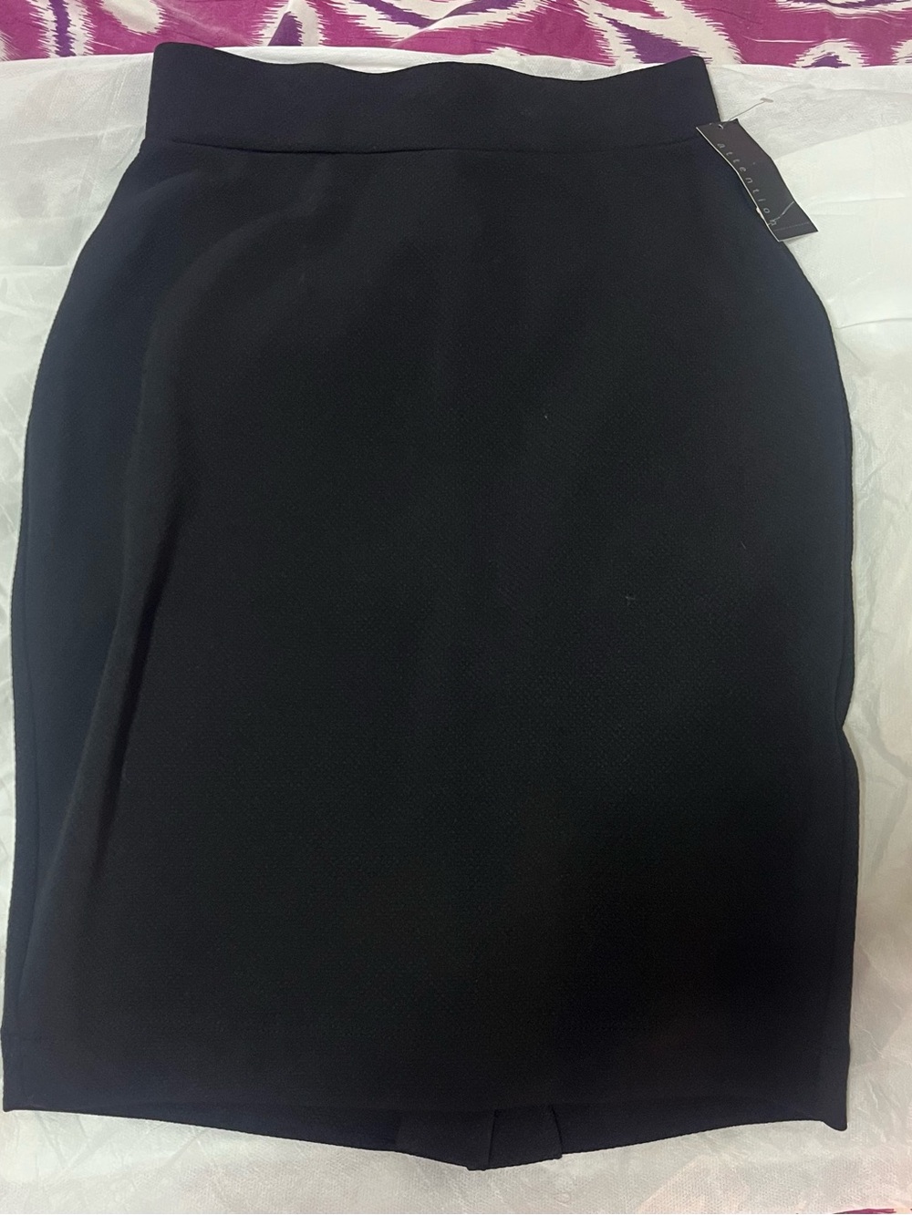 attention Black Women’s Pencil Skirt